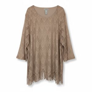 Catherines Crochet Tunic Top